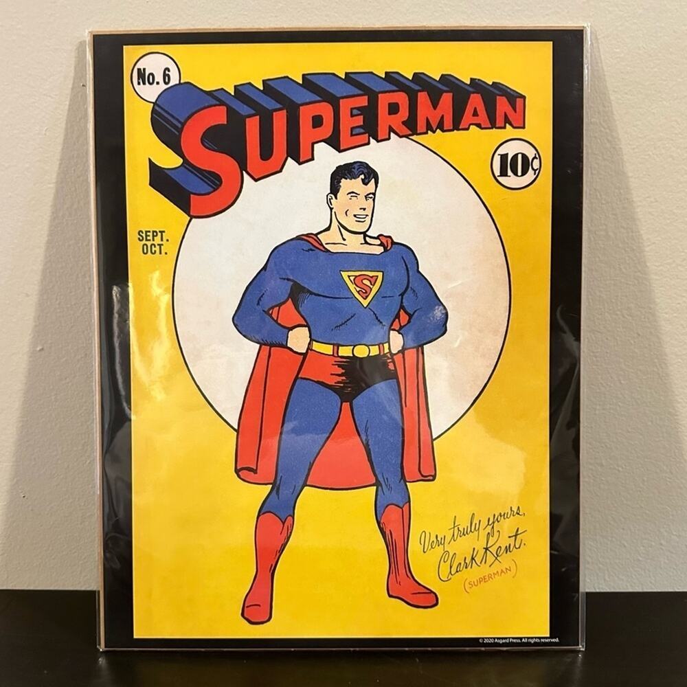 Poster: DC Comics - #6 Superman, September 1940